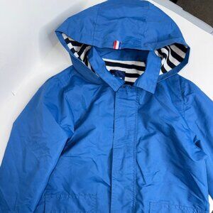 HiHeart Unisex Cotton-Lined Mid-Length Windbreaker/Rain Jacket